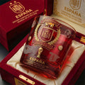 Spain 2026 World Cup Champions Whiskey Glass Two Stars FIFA Winner Merch Gift For Spain Fans - Merchluma