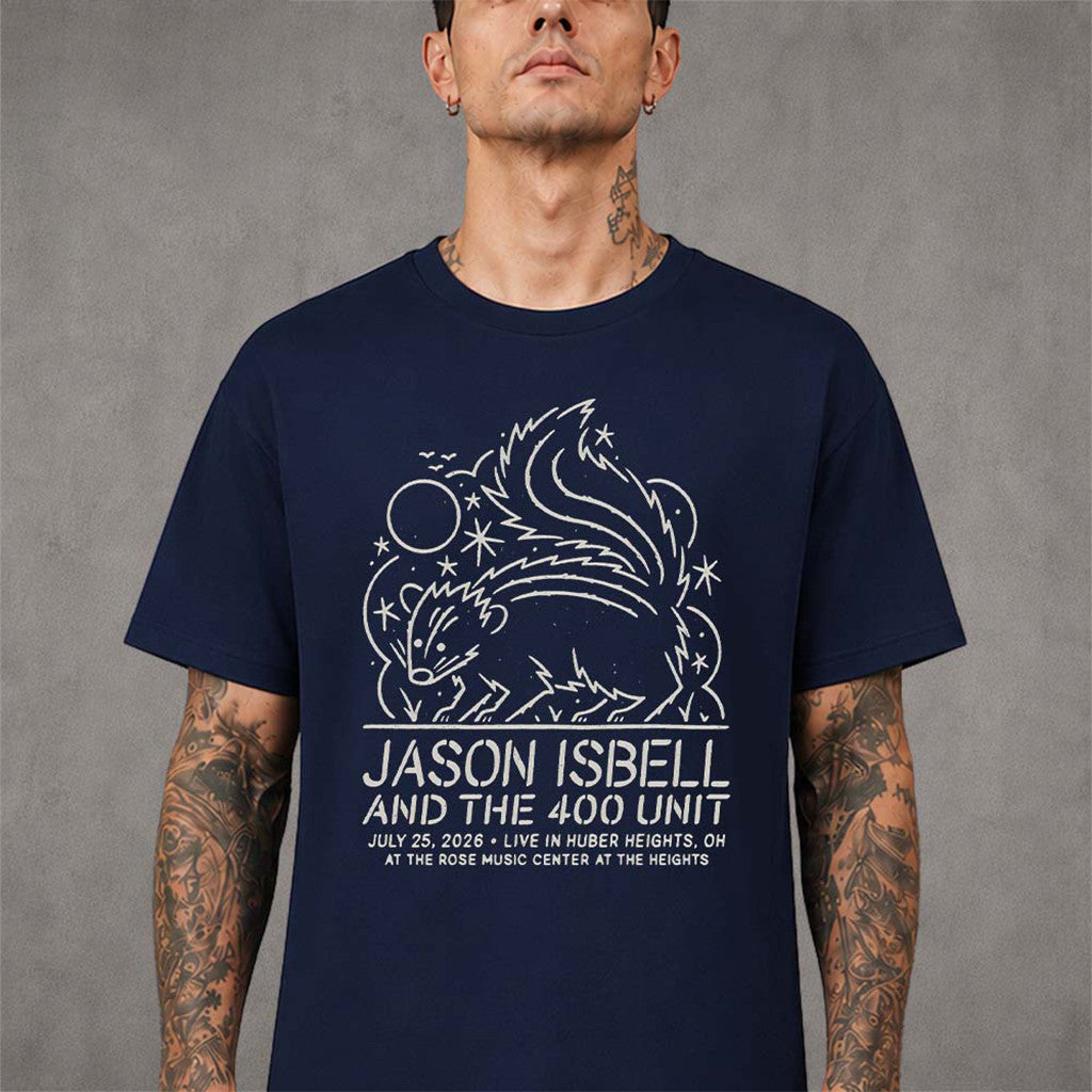 Jason Isbell And The 400 Unit Huber Heights Ohio 2026 Event T-Shirt Jason Isbell Merch - Merchluma
