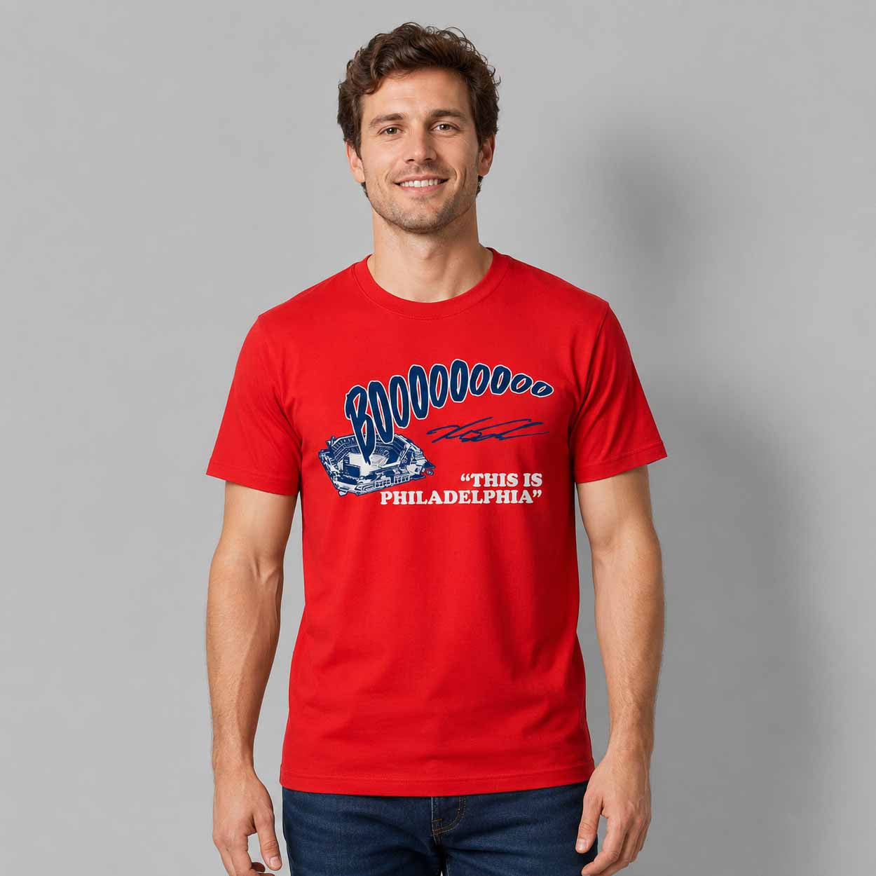 Kyle Schwarber This Is Philadelphia Booo Shirt Kyle Schwarber Merch Gift For Baseball Fans - Merchluma