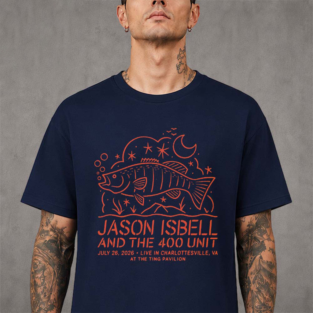 Jason Isbell And The 400 Unit Charlottesville Virginia 2026 Event T-Shirt Jason Isbell Merch - Merchluma