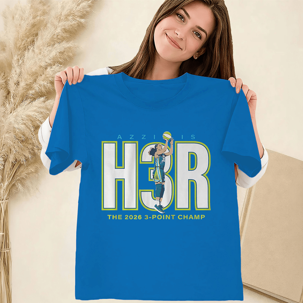 Azzi Fudd Is Her Shirt 2026 WNBA 3-Point Champion T-Shirt Azzi Fudd Merch Basketball Fan Gifts - Merchluma