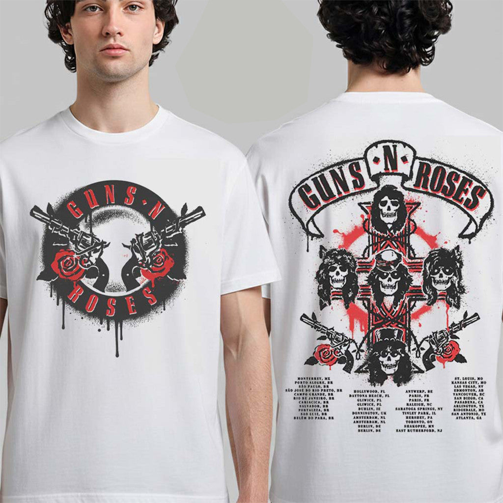 Guns N Roses World Tour 2026 T-Shirt Guns N Roses Merch Birthday Present For Brother - Merchluma