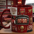 Arsenal Victoria Accent Mug Arsenal FC Merch 2026 Holiday Gifts For Football Fans - Merchluma
