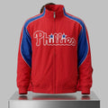 Philadelphia Phillies Red 2005 Cooperstown Jacket Philadelphia Phillies Merch Gifts For Brother - Merchluma