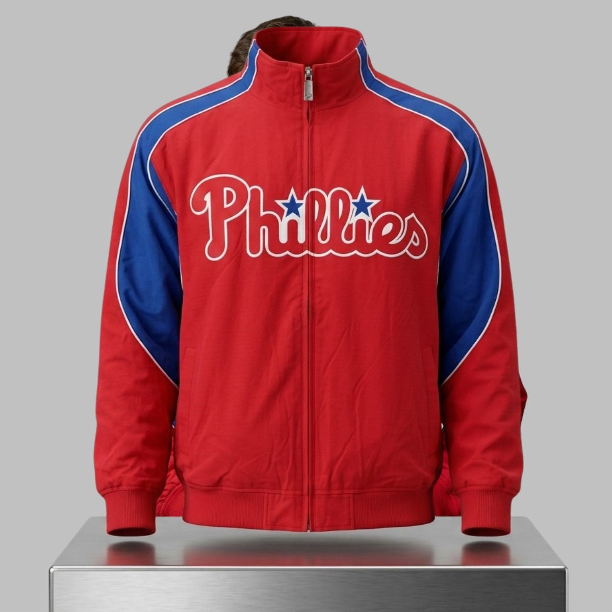 Philadelphia Phillies Red 2005 Cooperstown Jacket Philadelphia Phillies Merch Gifts For Brother - Merchluma