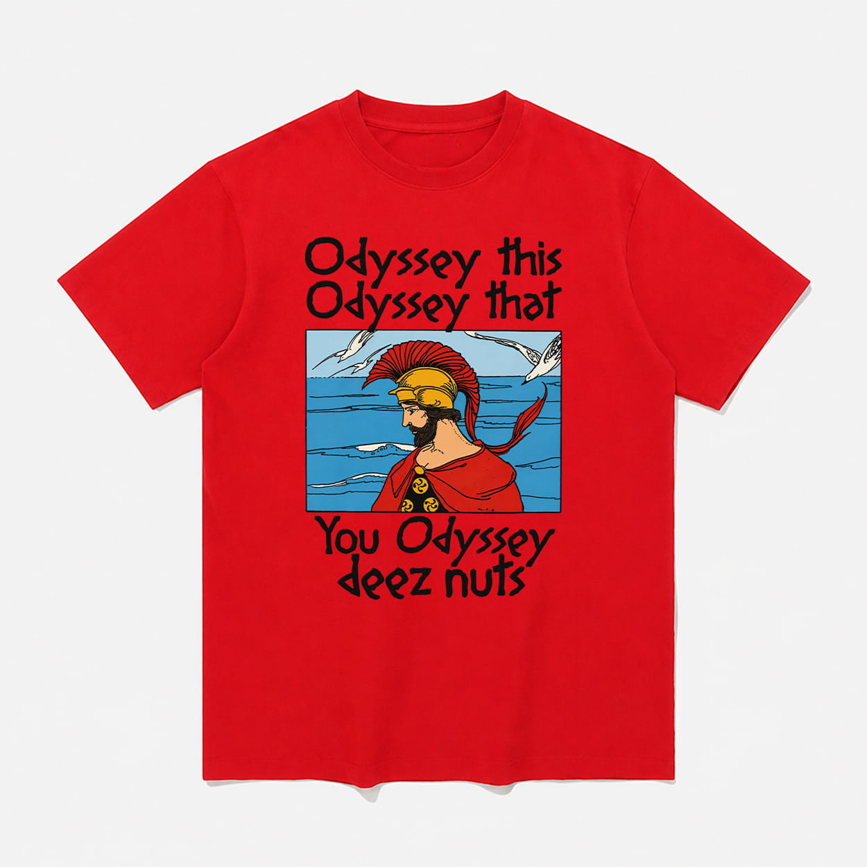 The Odyssey Merch 2026 Odyssey This Odyssey That You Odyssey Deez Nuts Shirt Red - Merchluma