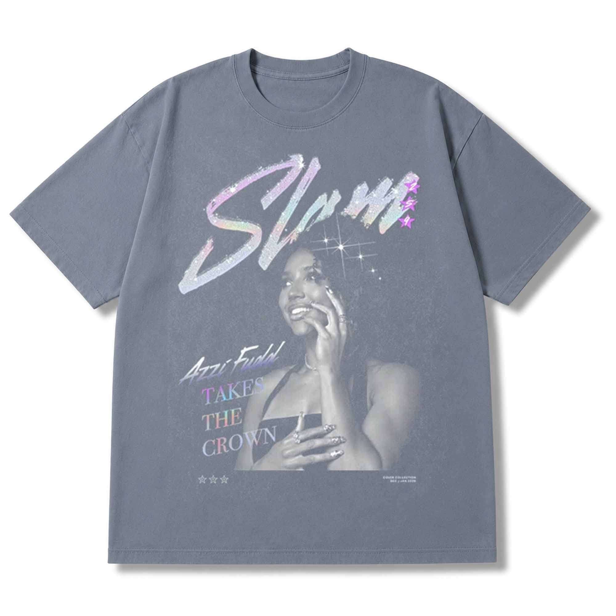 Sarah Strong Slam Azzi Fudd Takes The Crown Shirt Best Gift For Basketball Fans - Merchluma