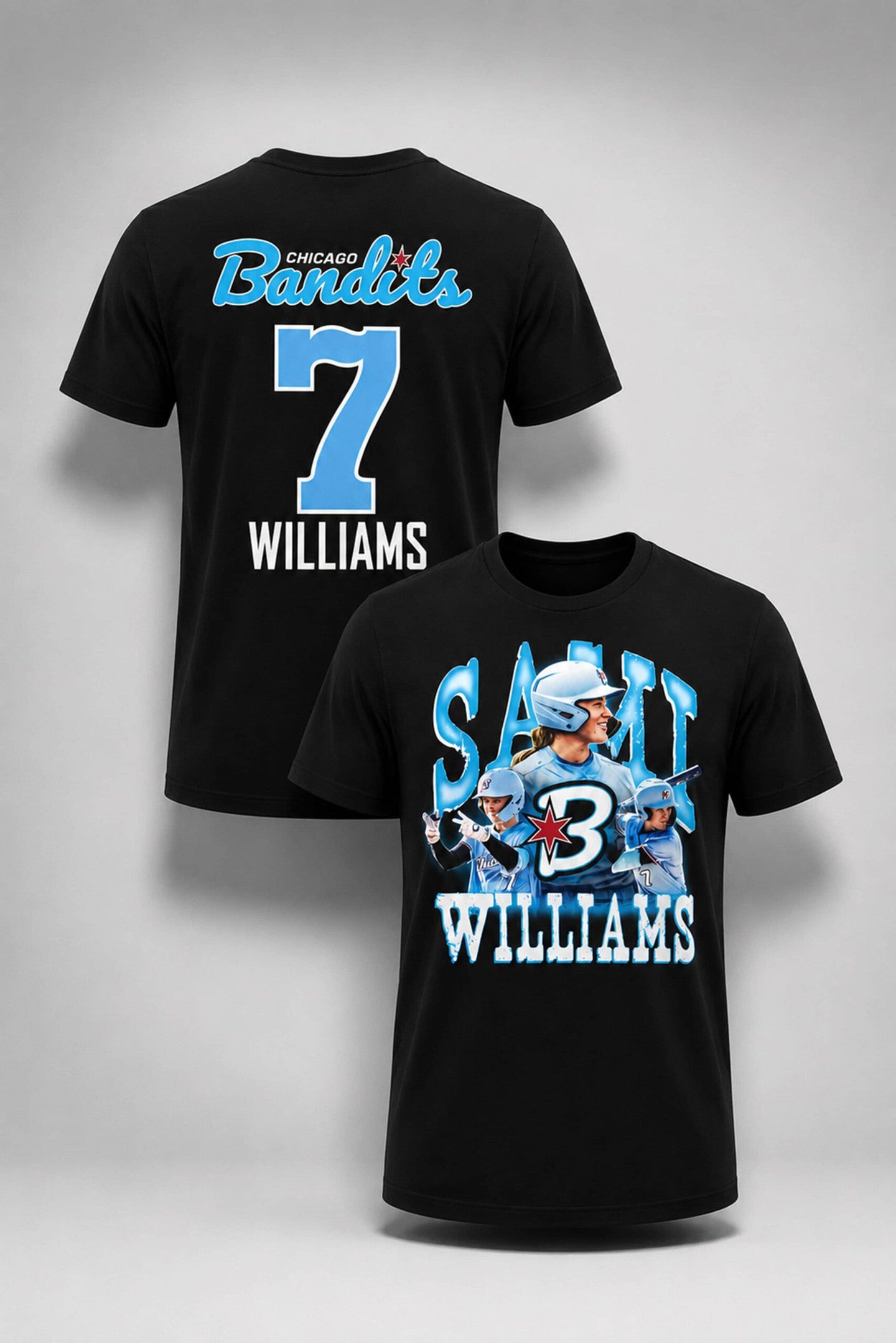 Chicago Bandits 2026 Sami William Shirt Chicago Bandits Merch Softball Fan Apparel Best Gifts - Merchluma