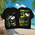 Snoopy Subway Fast Food Snoopy 61st Anniversary Eat Fresh T-Shirt Snoopy Merch BFF Gifts - Merchluma