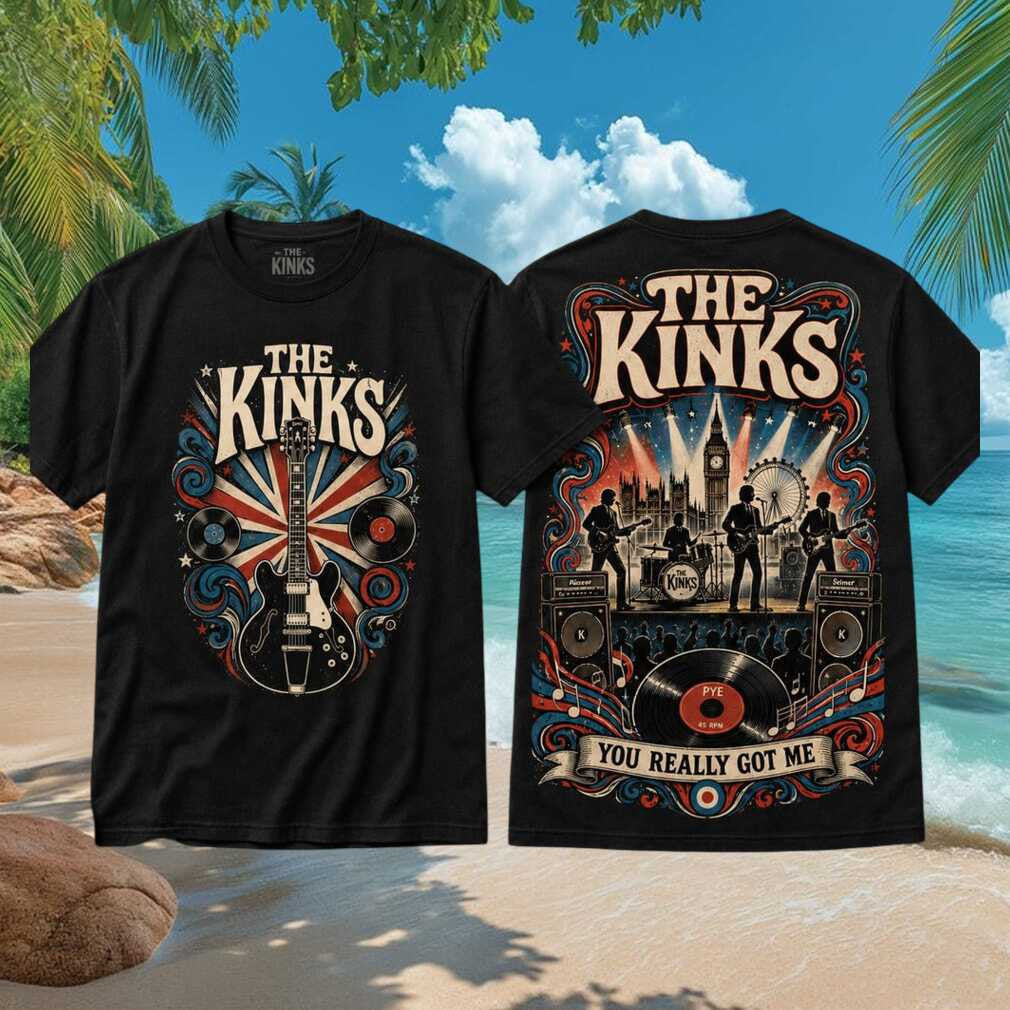 The Kinks You Really Got Me Classic Rock British Invasion T-Shirt The Kinks Merch Rock Fan Gifts - Merchluma