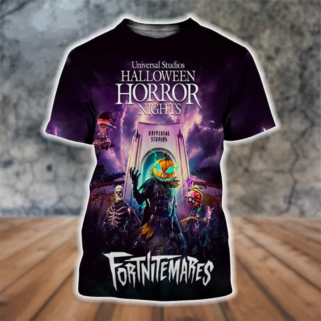 Fortnitemares Universal Studios Halloween Horror Nights 2026 T-Shirt Fortnitemares Merch Gift - Merchluma