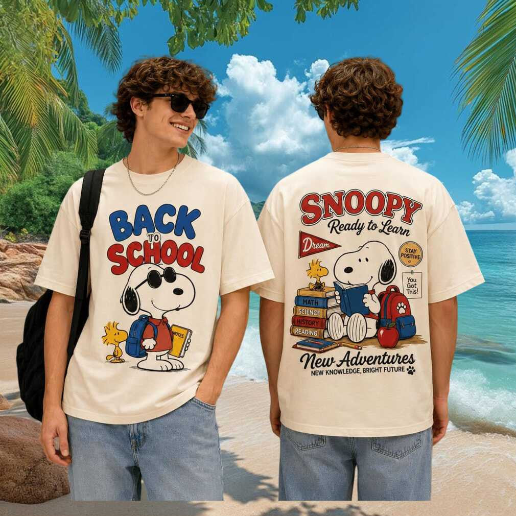 Snoopy Ready To Learn Back To School New Adventures Shirt Back To School Gifts Ideas - Merchluma