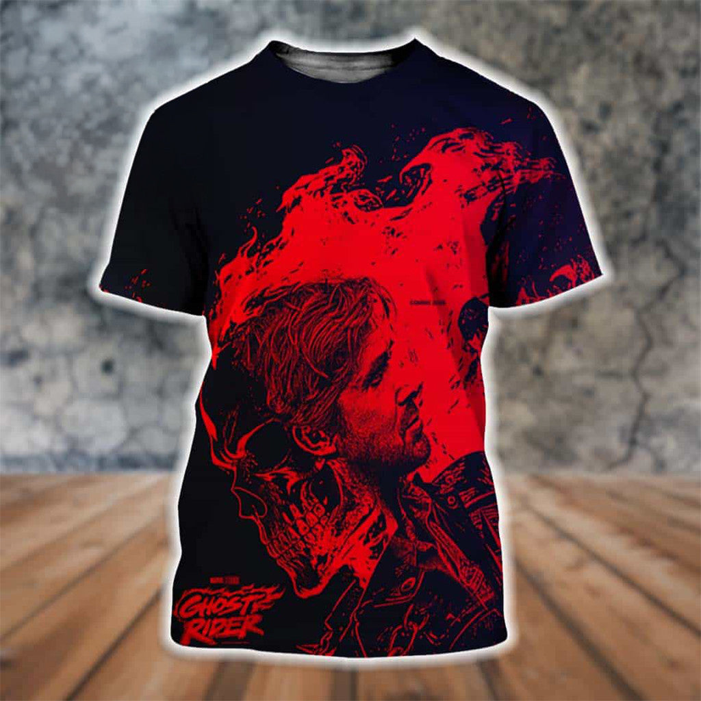Ghost Rider 2028 Movie Ryan Gosling Is Ghost Rider Marvel Studios T-Shirt Ghost Rider Merch Gift - Merchluma