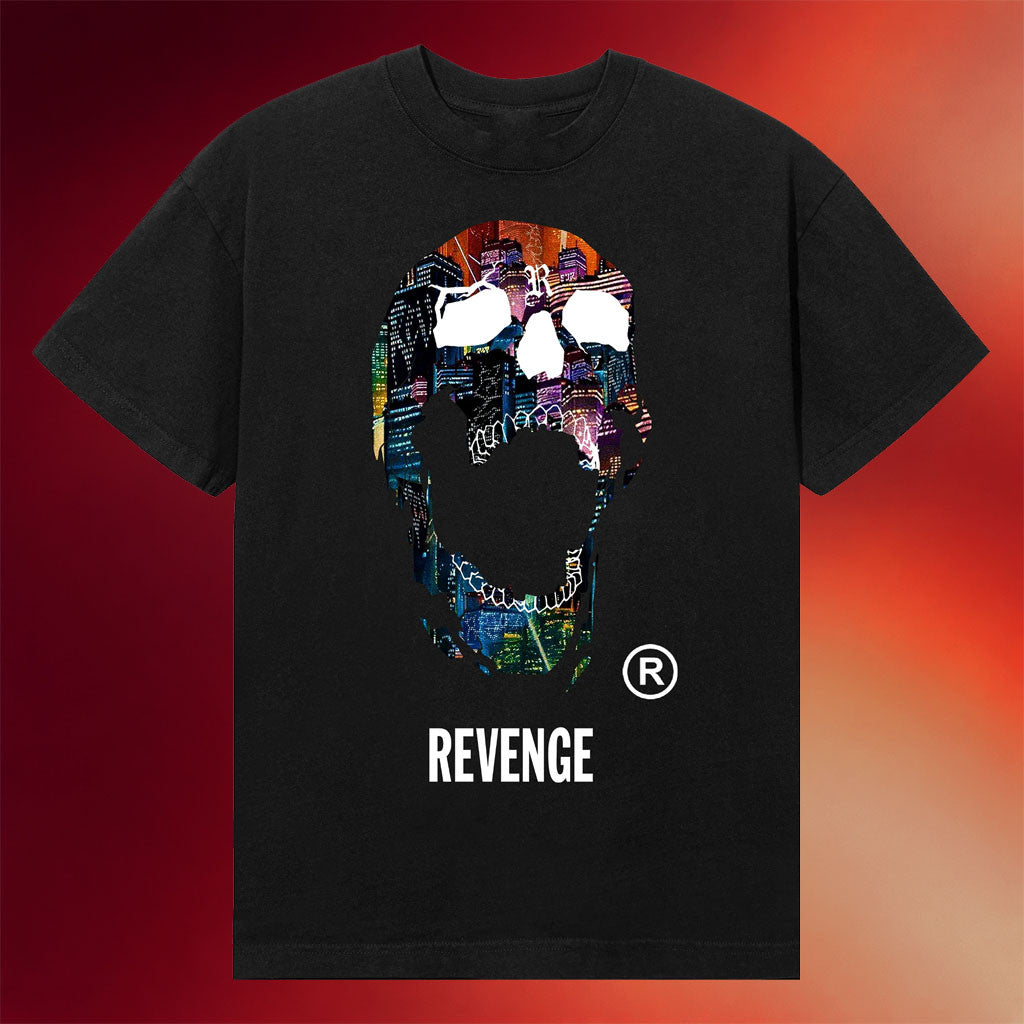 Revenge Merch 2026 Neon Lights T-Shirt Black Birthday Ideas For Husband - Merchluma