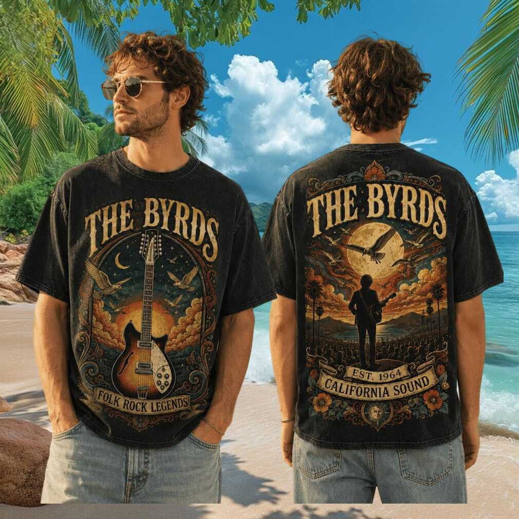 The Byrds Folk Rock Legends California Sound Vintage T-Shirt 2026 The Byrds Merch Fan Gifts - Merchluma