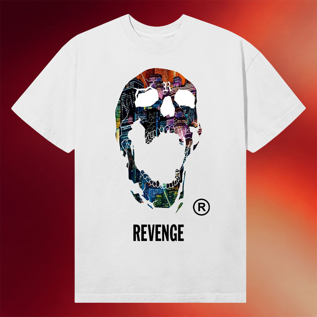 Revenge Merch 2026 Neon Lights T-Shirt White Birthday Gifts For Boyfriend - Merchluma