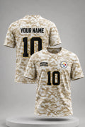 Personalized Pittsburgh Steelers Salute To Service Camo 2026 Shirt Steelers Merch Veteran Gifts - Merchluma