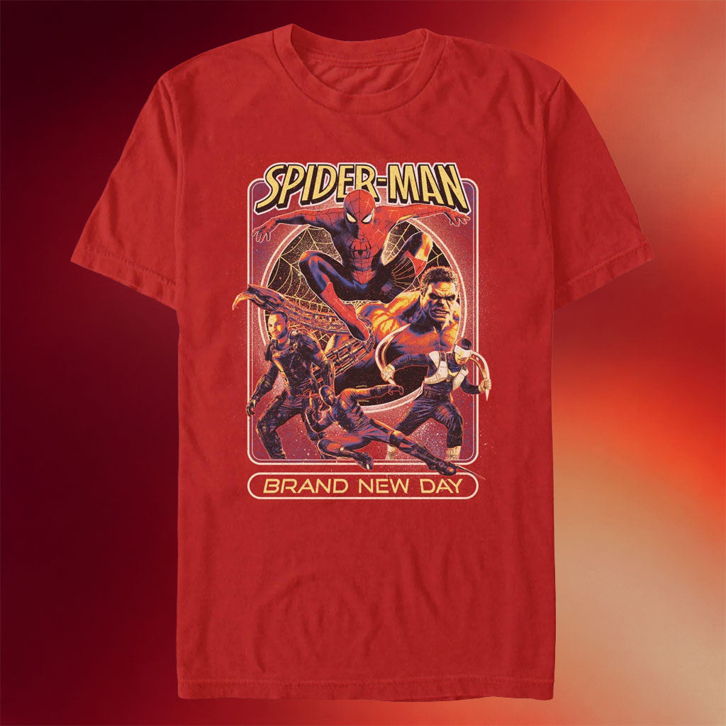 AMC Spiderman Merch 2026 Spider-Man Brand New Day Movie Poster T-Shirt Best Marvel Gifts - Merchluma