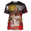 Derrick Rose Cover Athlete T-Shirt Derrick Rose Merch Gift For Basketball Fans - Merchluma