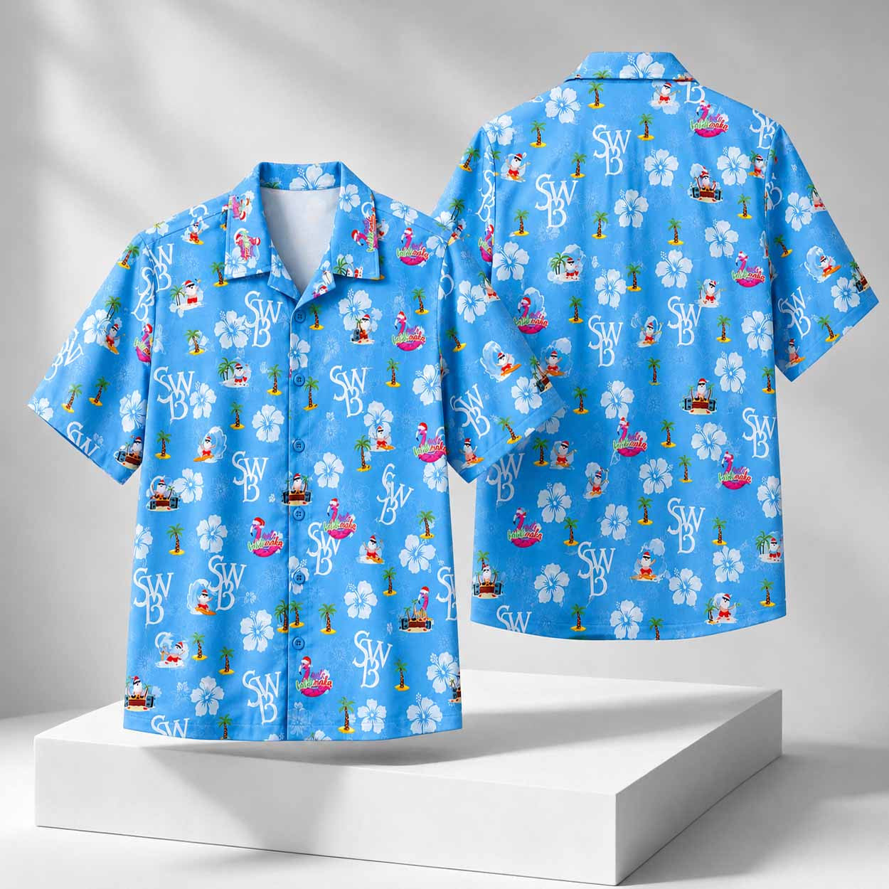 RailRiders Christmas in July Hawaiian Shirt 2026 RailRiders Merch Present For Baseball Fans - Merchluma