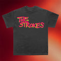 The Strokes Merch 2026 The Strokes Neon Shadow T-Shirt Gifts For Rock Music Lovers - Merchluma