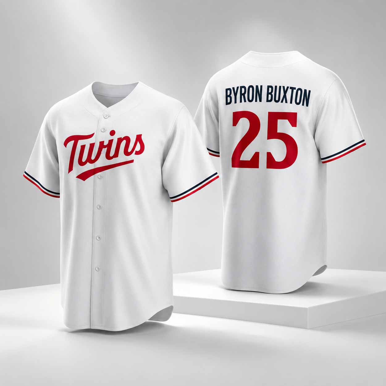 Minnesota Twins #25 Byron Buxton All-Star Game Baseball Jersey Twins Merch Baseball Fan Gifts - Merchluma