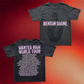 Benson Boone Merch 2026 Wanted Man Dateback Photo T-Shirt Cool Gifts For Music Lovers - Merchluma