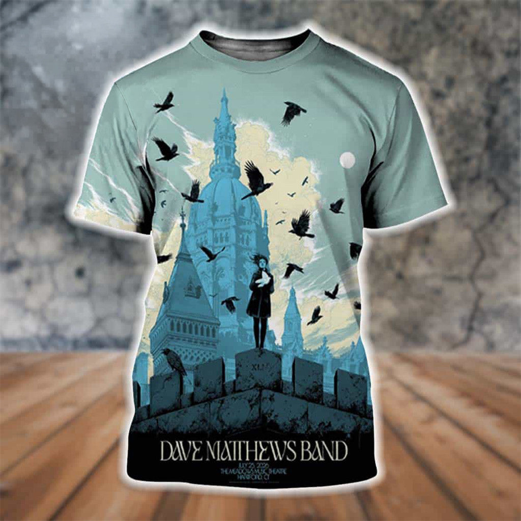Dave Matthews Band Hartford CT 2026 Event Poster T-Shirt Dave Matthews Band Merch Gift For Fans - Merchluma