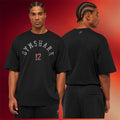 Gymshark Merch 2026 Gymshark 12 Graphic T-Shirt Black Present For Husband - Merchluma