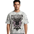 Mastodon Band 2026 Merch The Hunter 15th Anniversary Swirl Silhouette Crystal Silver T-Shirt - Merchluma