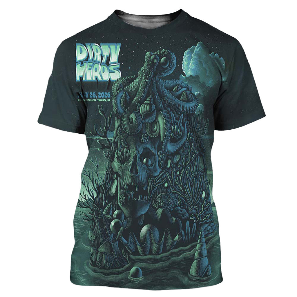 Dirty Heads Toronto ON Canada 2026 Event Poster T-Shirt Dirty Heads Merch Gift For Rock Fans - Merchluma
