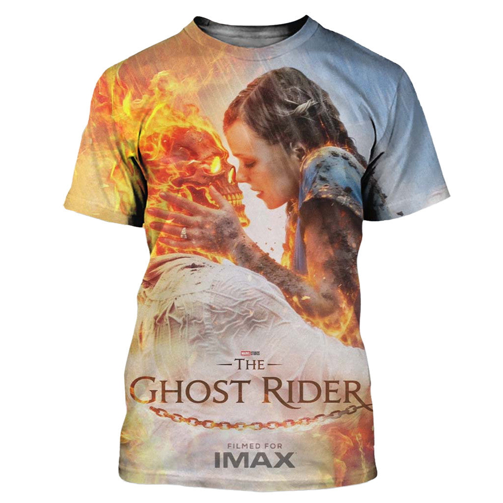 Ryan Gosling Ghost Rider X The Notebook T-Shirt Ghost Rider Merch Meaningful Gifts - Merchluma