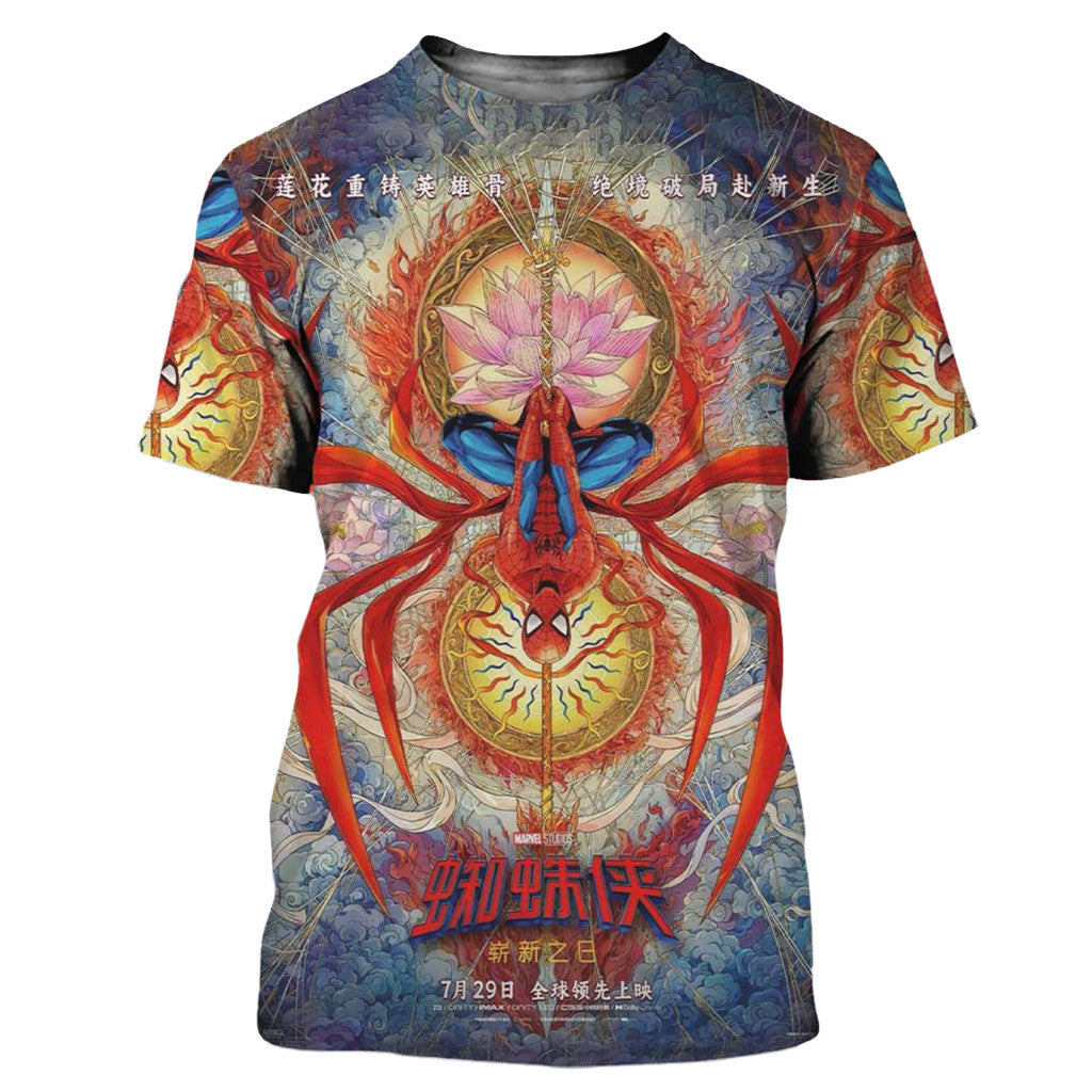 Marvel Spider-Man Brand New Day China Poster T-Shirt Spider-Man Merch Fan Gift - Merchluma