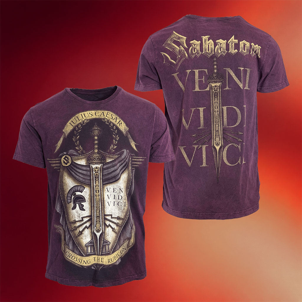 Sabaton Merch 2026 Crossing The Rubicon Vintage T-Shirt Music Gift Ideas For Guys - Merchluma
