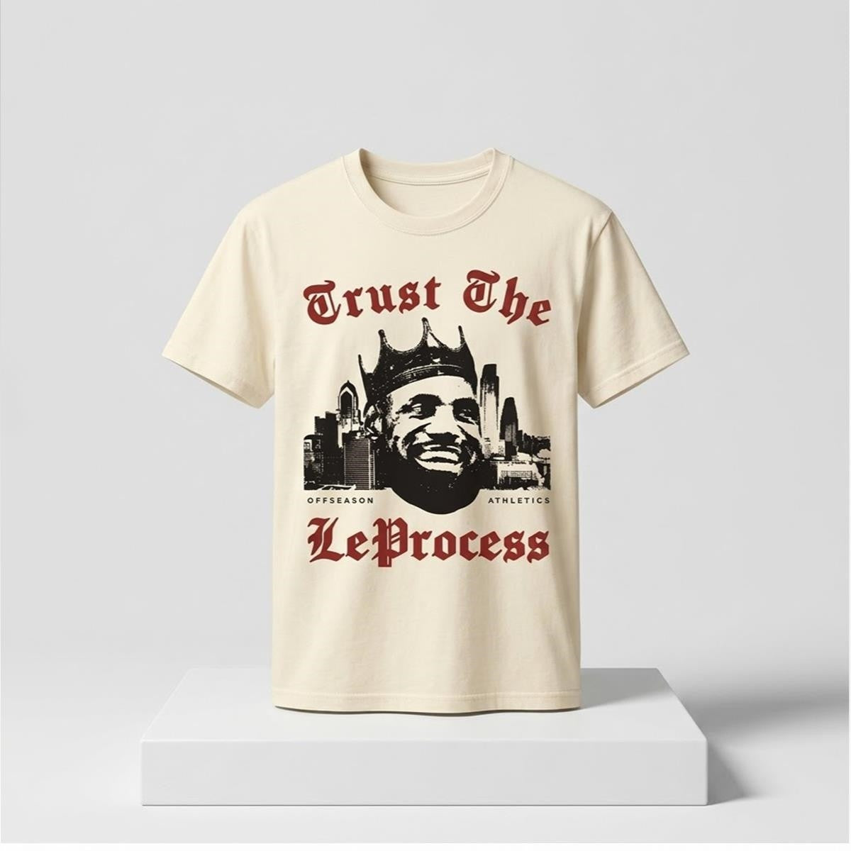 LeBron James Trust The LeProcess Offseason Athletics Shirt Philadelphia 76ers Merch Gifts For Fan - Merchluma