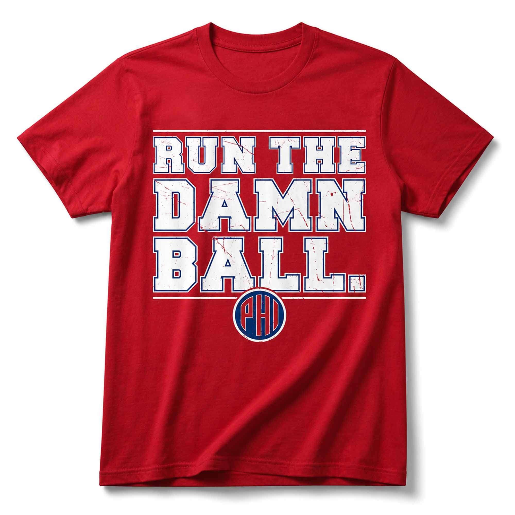 Garrett Stubbs Philadelphia Baseball Run The Damn Ball Shirt Philadelphia Phillies Merch - Merchluma