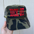 Buck Off Branding Bar Merch 2026 Buck Off Camo Trucker Hat Embroidered Special Gift For Dad - Merchluma
