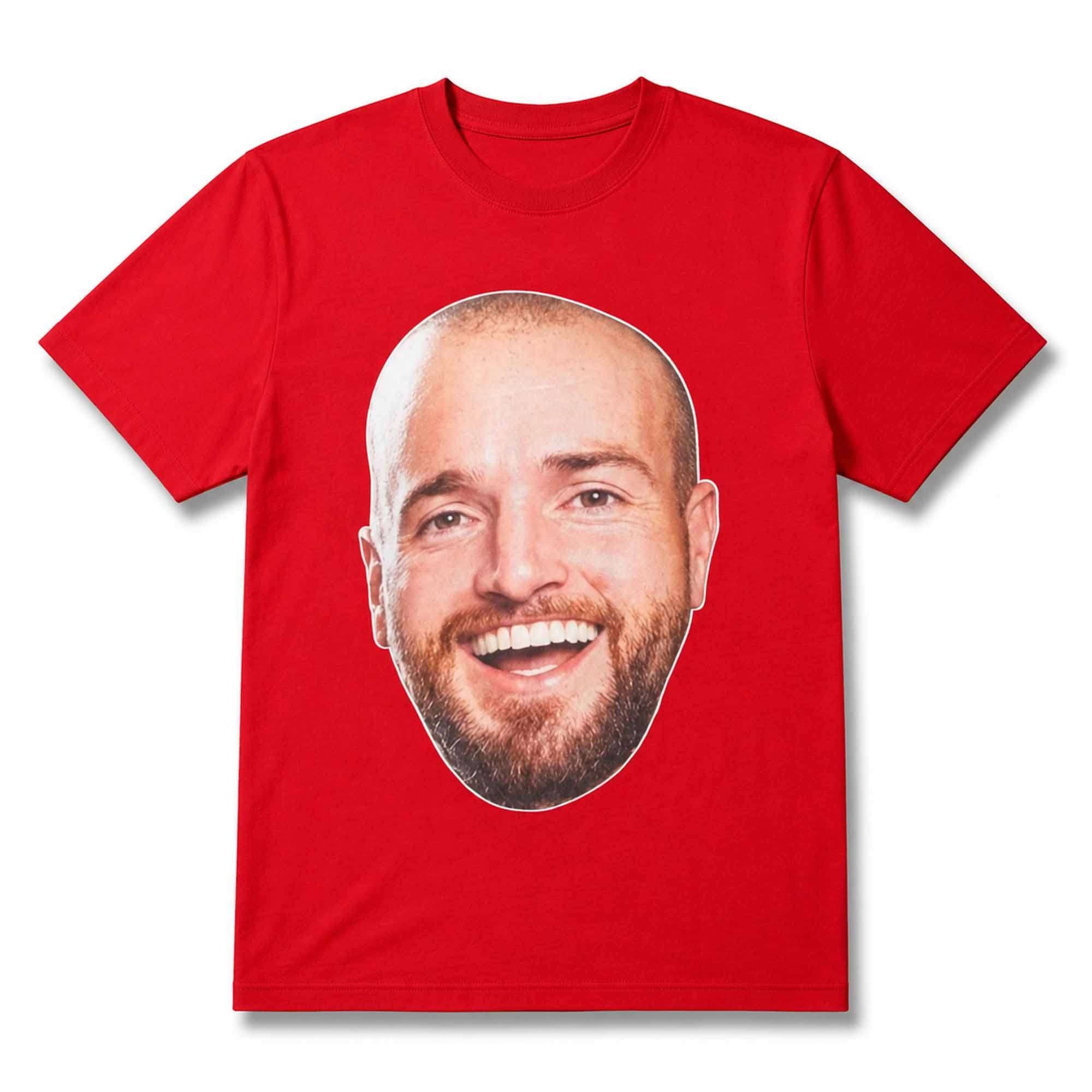 Gutho Clinton Gutherson Face Shirt Red Best Gifts For Football Fans - Merchluma
