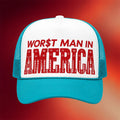 Slayyyter Merch 2026 Worst Man In America Trucker Hat Slayyyter Tour Merch Gift For Fans - Merchluma
