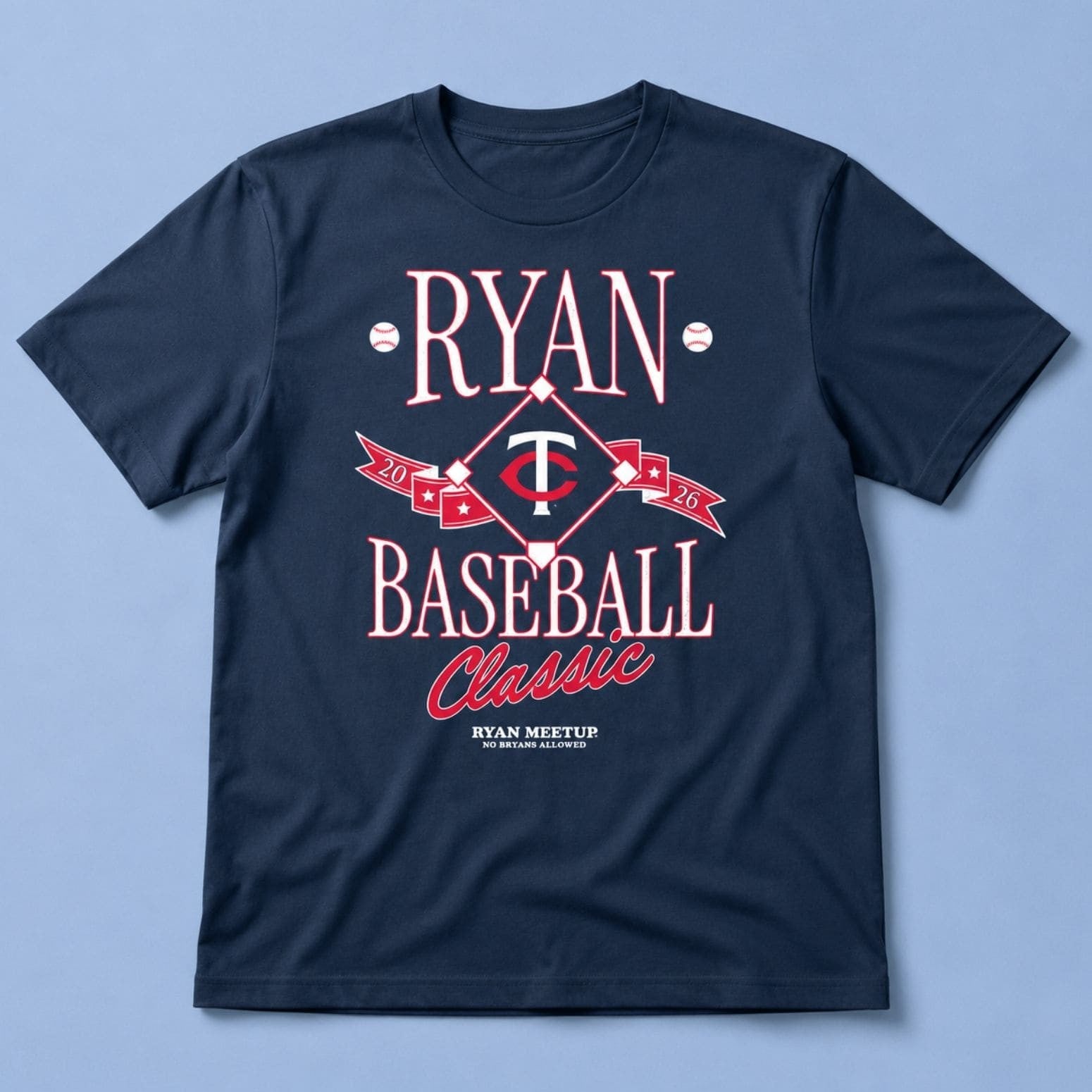 2026 Twins Ryan Baseball Classic T-Shirt Minnesota Twins Merch Best Gifts For Baseball Lovers - Merchluma