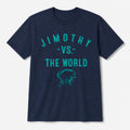 Jimothy Vs The World Shirt Jimothy Raccoon Funny Meme T-Shirt Gifts For BFF - Merchluma