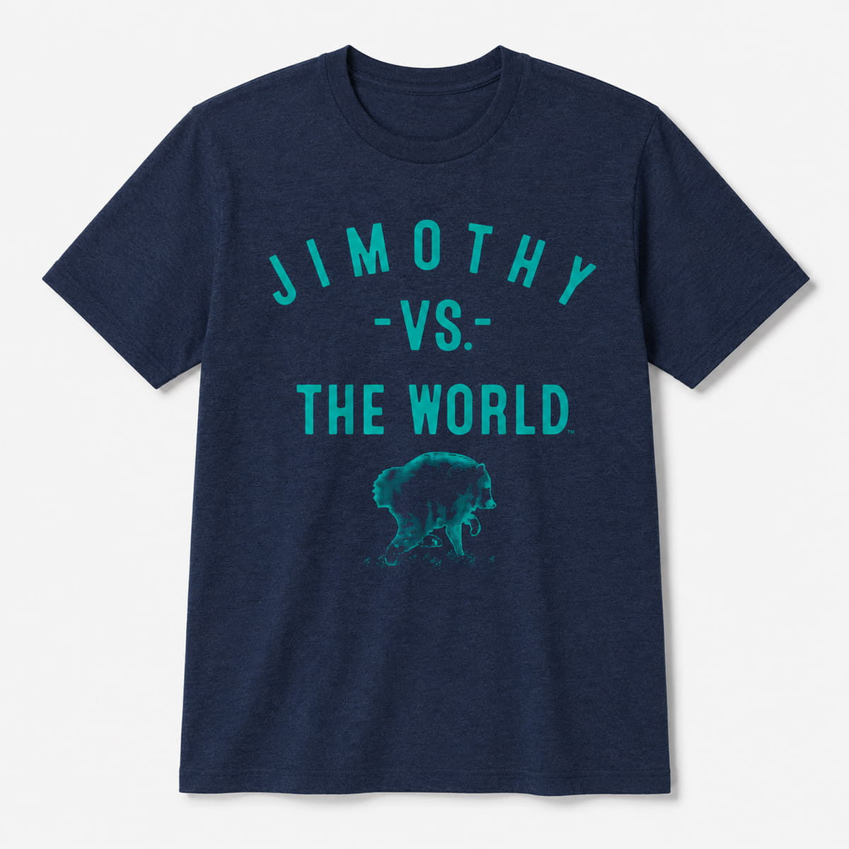 Jimothy Vs The World Shirt Jimothy Raccoon Funny Meme T-Shirt Gifts For BFF - Merchluma