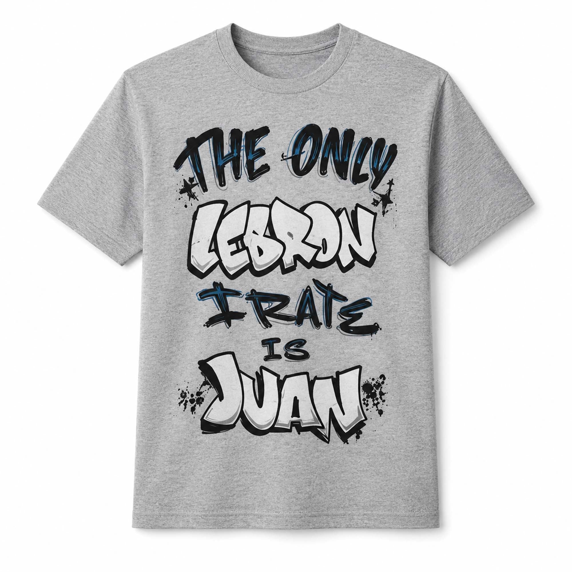 Drake Lebron James Feud Shirt Philadelphia 76ers Merch The Only Lebron Irate Is Juan T-Shirt - Merchluma