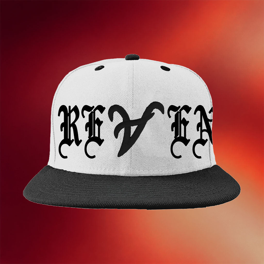 Revenge Merch 2026 ATL Embroidered Snapback Hat White Black Cap Gift For Brothers - Merchluma