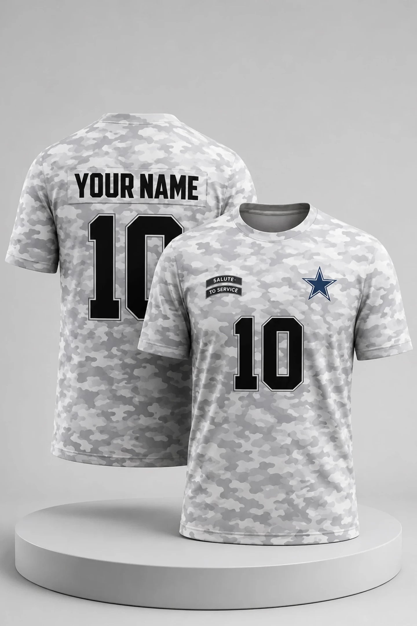 Personalized New England Patriots Salute To Service Camo 2026 Shirt NE Patriots Merch Fan Gifts - Merchluma