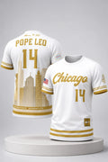 Chicago 2026 #14 Pope Leo XIV 250th Anniversary Of America Shirt Best Gifts For Husband - Merchluma