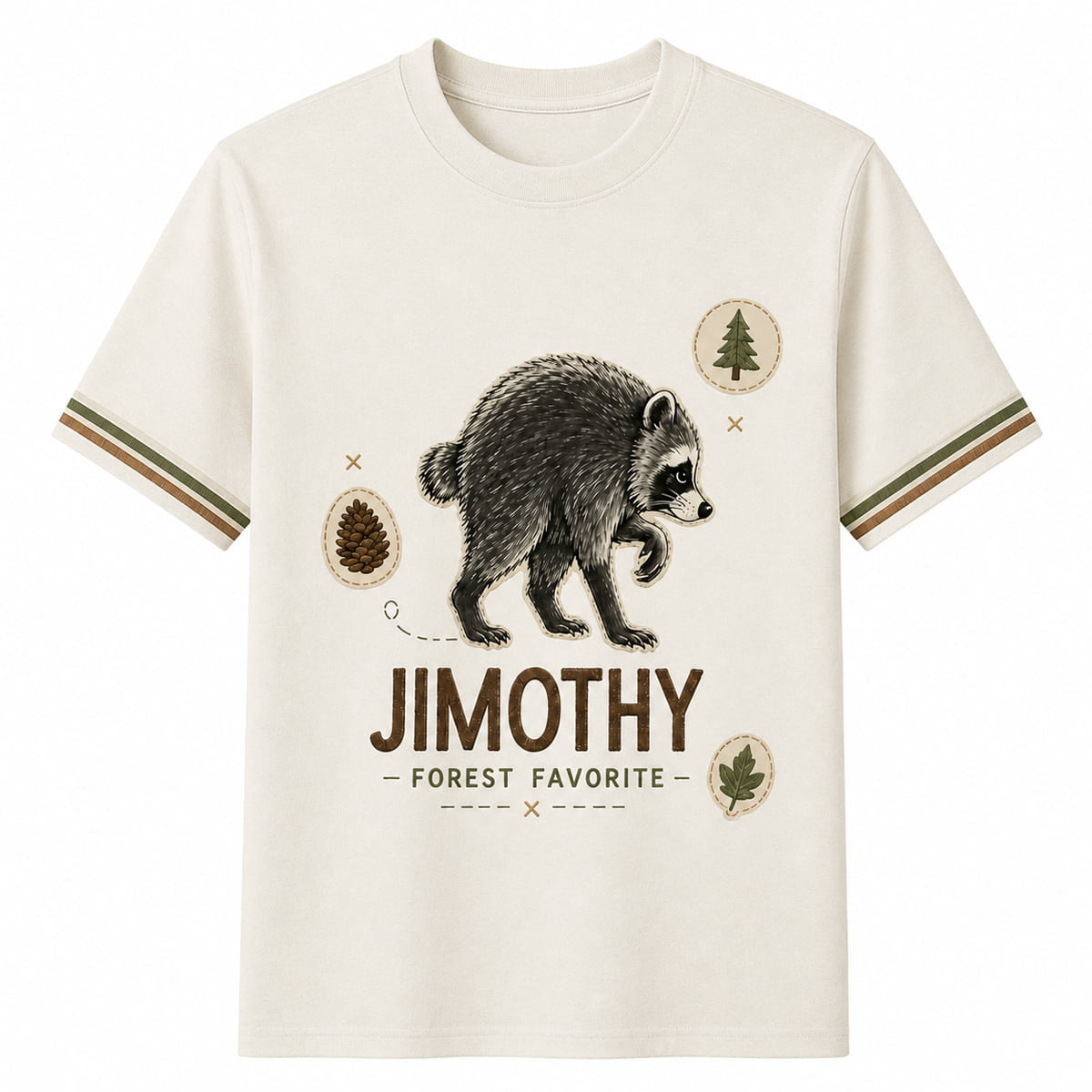 Jimothy Forest Favorite Shirt Jimothy Racoon T-Shirt Best Gifts For Friends - Merchluma