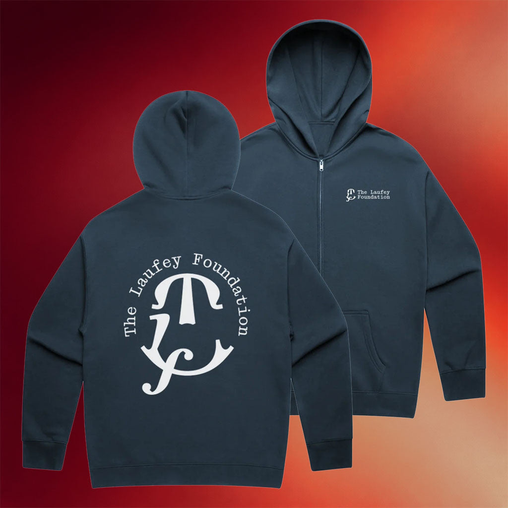 Laufey Merch 2026 The Laufey Foundation Zip Hoodie Gifts For Music Lovers - Merchluma