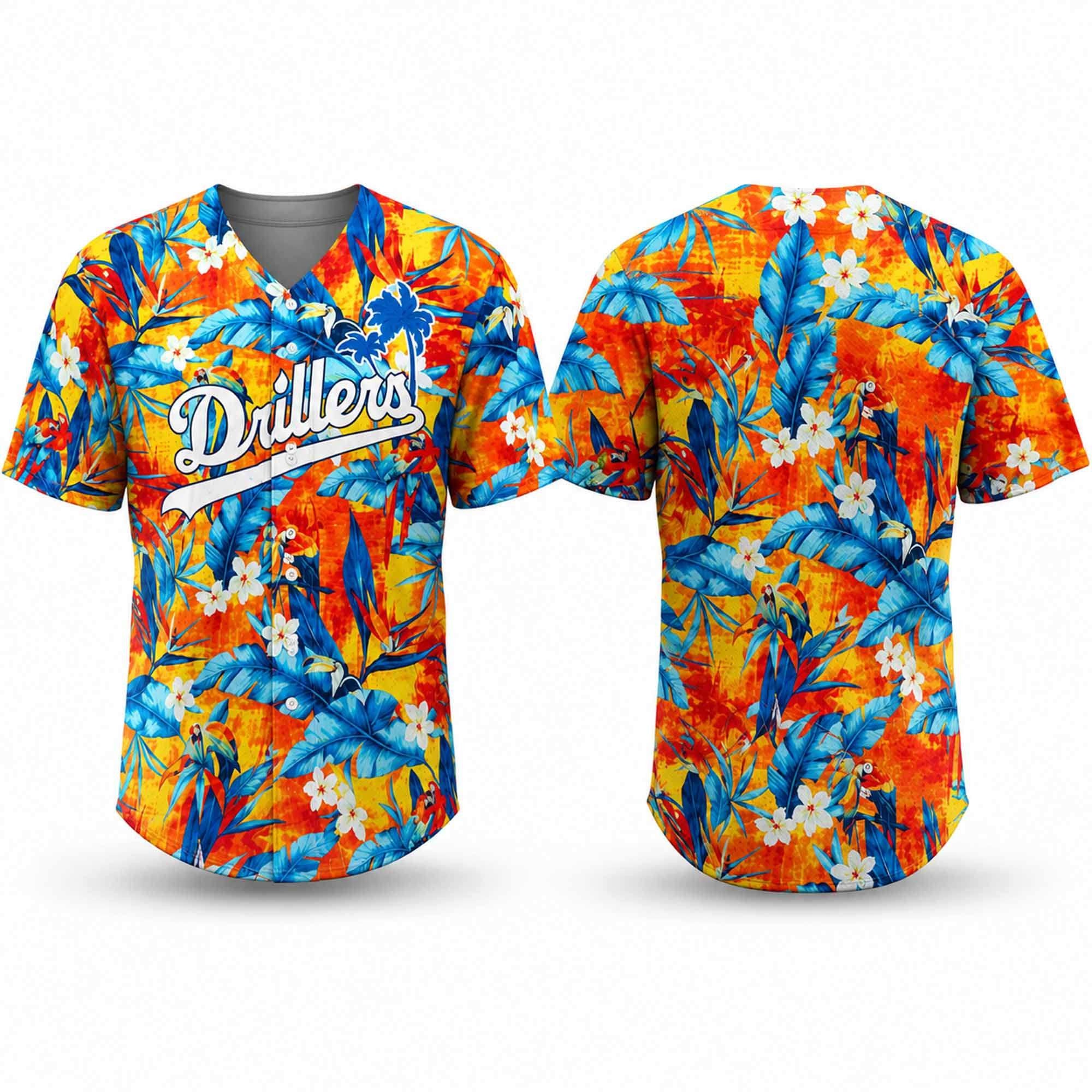 2026 Drillers Margaritaville Jersey Tulsa Drillers Merch Gifts For Baseball Lovers - Merchluma