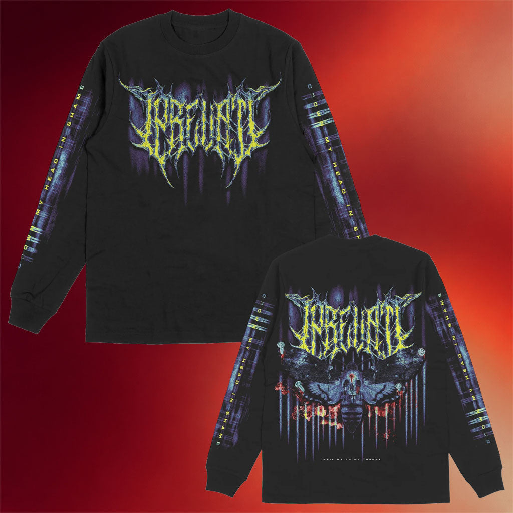 Kings Road Merch 2026 I Prevail Annihilate Moth Long Sleeve Shirt I Prevail Merch Rock Fan Gifs - Merchluma